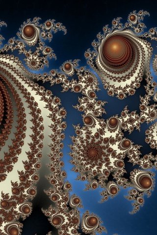 Обои абстракция, узоры, круги, фрактал, abstraction, patterns, circles, fractal разрешение 1920x1200 Загрузить