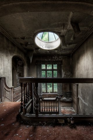 Обои лестница, дом, окно, заброшенное, ladder, house, window, abandoned разрешение 2068x1300 Загрузить