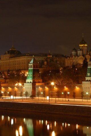 Обои ночь, огни, москва, кремль, россия, night, lights, moscow, the kremlin, russia разрешение 2625x1757 Загрузить