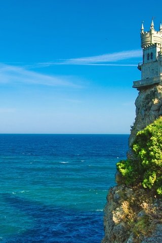 Обои черное море, крым, ласточкино гнездо, the black sea, crimea, swallow's nest разрешение 9257x5210 Загрузить