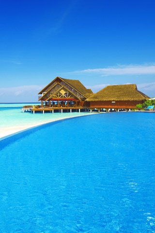 Обои море, пляж, тропики, мальдивы, sea, beach, tropics, the maldives разрешение 4142x3135 Загрузить