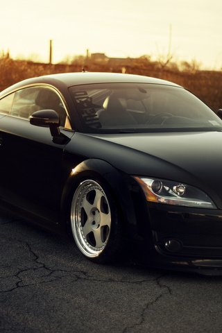 Обои ауди, блака, tt, передний, audi, black, front разрешение 1920x1200 Загрузить