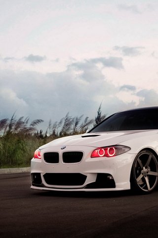 Обои белый, тюнинг, бмв, white, tuning, bmw разрешение 1920x1200 Загрузить