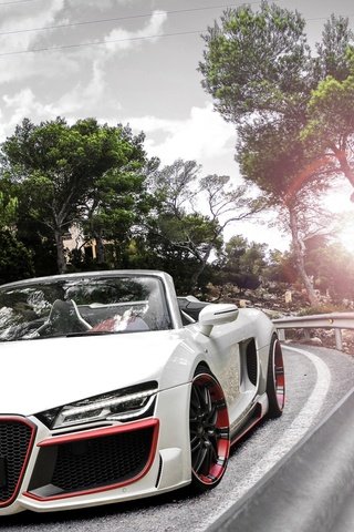 Обои дорога, ауди, спорткар, road, audi, sports car разрешение 2560x1440 Загрузить