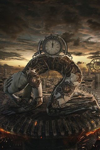 Обои время, gears of time, шестерня, time, gear разрешение 1920x1459 Загрузить