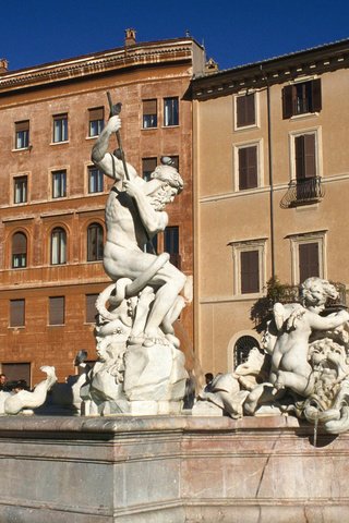 Обои дома, фонтан, италия, рим, пьяцца навона, home, fountain, italy, rome, piazza navona разрешение 1920x1080 Загрузить