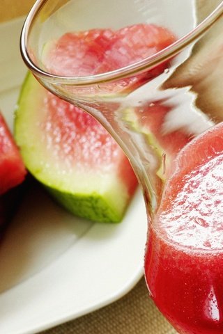 Обои арбуз, куски, кувшин, сок, watermelon, pieces, pitcher, juice разрешение 5099x3390 Загрузить