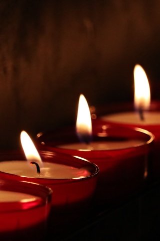 Обои свечи, пламя, стена, черный фон, фитиль, свечки, candles, flame, wall, black background, wick, candle разрешение 5549x3144 Загрузить