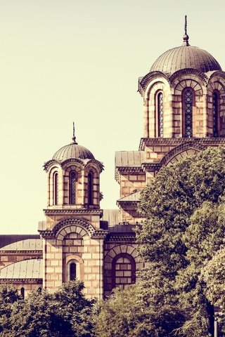 Обои церковь, архитектура, сербия, церковь святого марка, белград, church, architecture, serbia, st. mark's church, belgrade разрешение 2877x1920 Загрузить