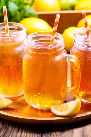 Обои лимон, напитки, чай, трубочка, баночки, lemon, drinks, tea, tube, jars разрешение 4900x3575 Загрузить