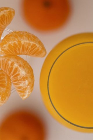 Обои фрукты, стакан, мандарин, цитрусы, долька, сок, fruit, glass, mandarin, citrus, slice, juice разрешение 2048x1403 Загрузить