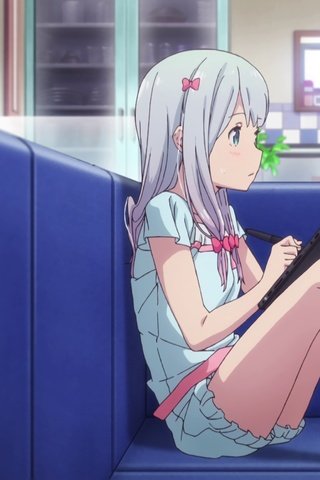 Обои девушка, взгляд, волосы, лицо, sit, аниме девочка, izumi sagiri, cute anime, girl, look, hair, face, anime girl разрешение 3072x1728 Загрузить