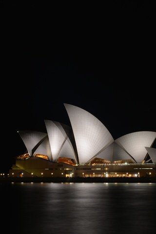 Обои ночь, архитектура, сидней, австралия, сиднейский оперный театр, night, architecture, sydney, australia, sydney opera house разрешение 5014x3346 Загрузить