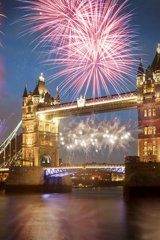 Обои ночь, та́уэрский мост, огни, мост, лондон, город, англия, фейерверк, тауэрский мост, night, lights, bridge, london, the city, england, fireworks, tower bridge разрешение 3840x2400 Загрузить