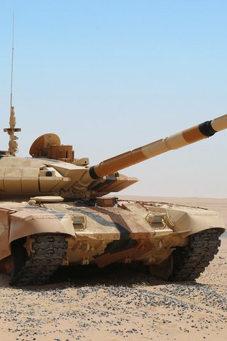 Обои песок, пустыня, танк, т-90мс, sand, desert, tank, t-90ms разрешение 2112x1188 Загрузить