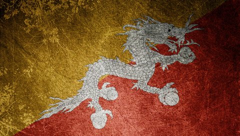 Обои дракон, флаг, бутан, dragon, flag, bhutan разрешение 1920x1200 Загрузить