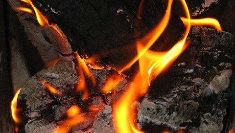 Обои огонь, костёр, дрова, fire, the fire, wood разрешение 2592x1944 Загрузить