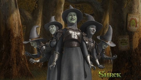 Обои ведьмы, шрек, witches, shrek разрешение 1920x1080 Загрузить