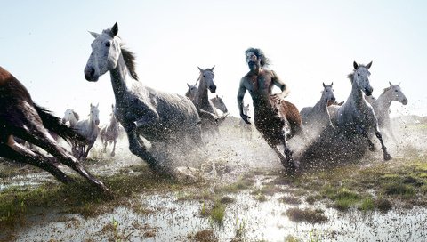 Обои лошади, бег, кентавр, horse, running, centaur разрешение 1920x1200 Загрузить