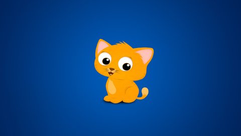 Обои fon, zhyoltyj, kot, cats every where blue, kotik разрешение 2560x1600 Загрузить