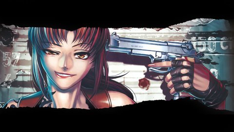 Обои девушка, аниме, revy, kartinka, yepizod, рисоунок, черная лагуна, girl, anime, risunok, black lagoon разрешение 1920x1200 Загрузить