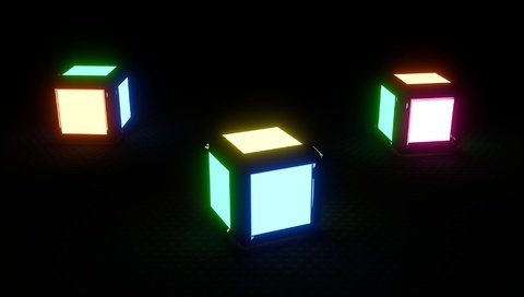 Обои цвета, куб, расцветка, кубик, рендер, блендер, color, cube, colors, render, blender разрешение 1920x1080 Загрузить