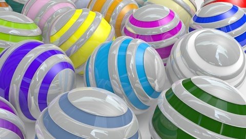 Обои цвета, полоски, шарики, color, strips, balls разрешение 1920x1200 Загрузить