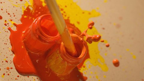 Обои желтый, красочно, краски, кисточка, золотая, цвет, баночки, брызги, изобразительное искусство, ярко, перемешивание, оранжевый, лужица, творчество, кисть, yellow, colorful, paint, gold, color, jars, squirt, fine art, bright, mixing, orange, puddle, creativity, brush разрешение 5475x3640 Загрузить