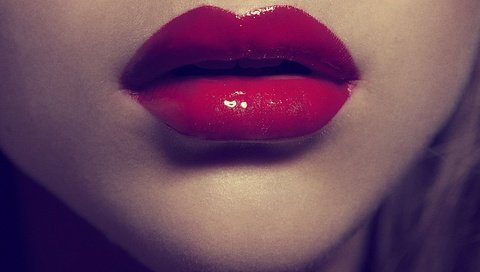 Обои блеск, губы, лицо, рот, помада, красная помада, shine, lips, face, mouth, lipstick, red lipstick разрешение 1920x1261 Загрузить