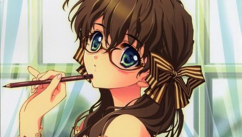 Обои карандаш, глаза голубые, аниме девочка, оригинальная, pencil, blue eyes, anime girl, original разрешение 2120x1720 Загрузить