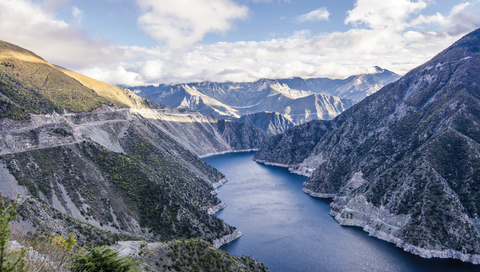 Обои озеро, горы, природа, фьорд, lake, mountains, nature, the fjord разрешение 3840x2400 Загрузить