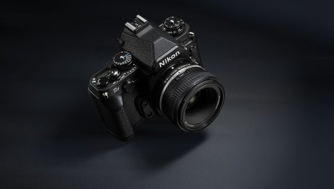 Обои чёрно-белое, камера, никон, аппарат, black and white, camera, nikon разрешение 3680x2456 Загрузить
