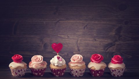 Обои еда, сердечко, выпечка, кексы, крем, brithday cake, украшение розы, food, heart, cakes, cupcakes, cream, decoration rose разрешение 5760x3840 Загрузить