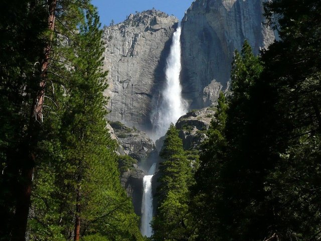 Обои природа, водопад, поток, nature, waterfall, stream разрешение 1920x1200 Загрузить