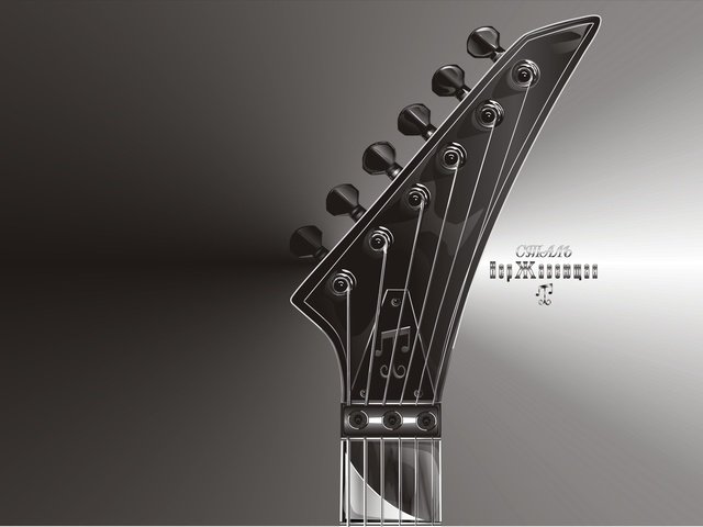 Обои вектор, гитара, струны, vector, guitar, strings разрешение 1920x1440 Загрузить