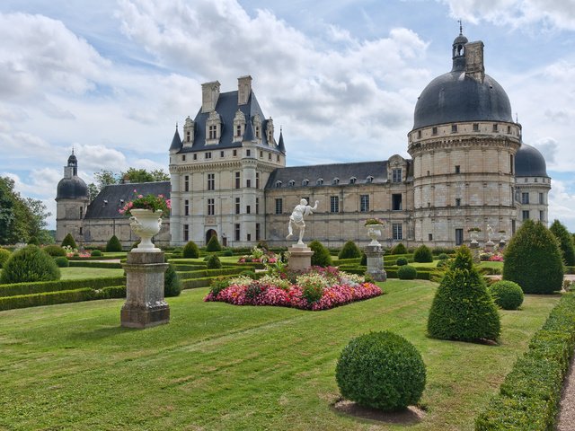 Обои замок, франция, валансе, департамент, эндр, castle, france, valence, the department, indre разрешение 4272x2848 Загрузить