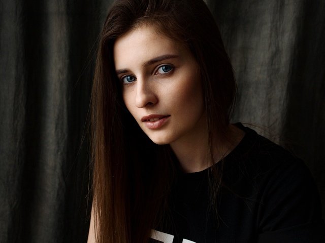 Обои девушка, портрет, лицо, голубые глаза, girl, portrait, face, blue eyes разрешение 2048x1356 Загрузить