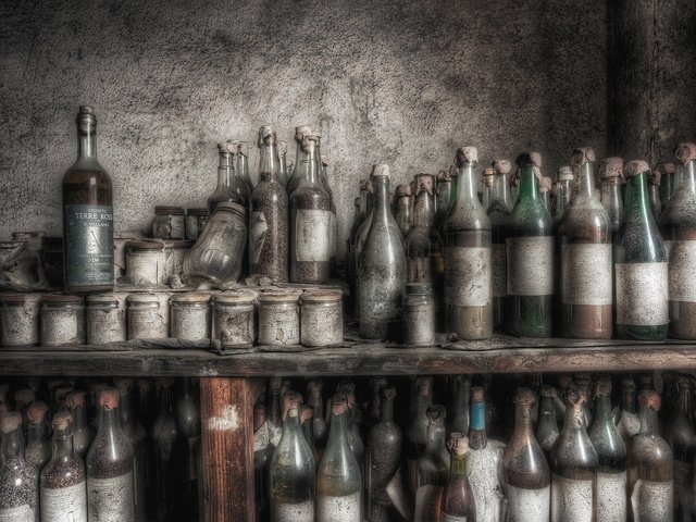 Обои вино, пыль, бутылки, подвал, банки, полки, wine, dust, bottle, the basement, banks, shelves разрешение 2048x1362 Загрузить