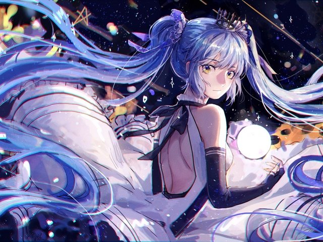 Обои вокалоид, twintails, мику хацунэ, vocaloid, hatsune miku разрешение 2499x1500 Загрузить