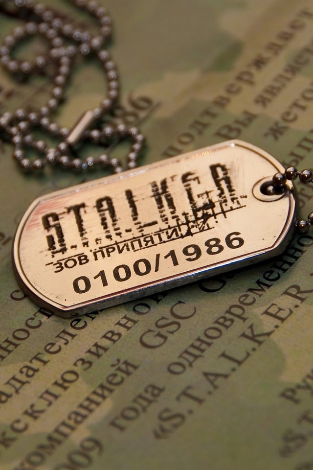 Обои сталкер, зов припяти, жетон, stalker, call of pripyat, badge разрешение 3481x2420 Загрузить