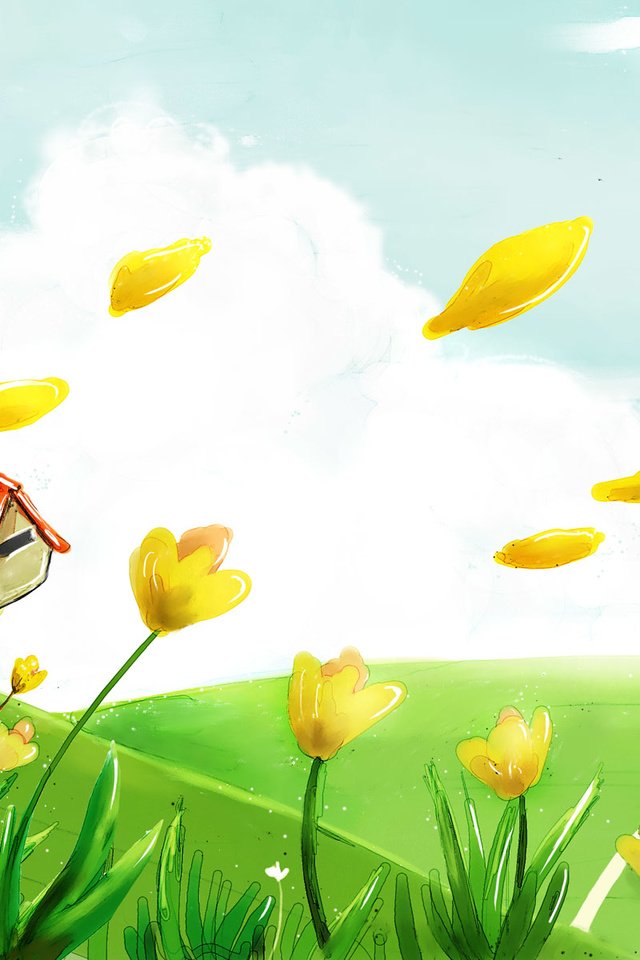 Обои лепестки, дом, тюльпаны, почтовый ящик, petals, house, tulips, inbox разрешение 1920x1200 Загрузить