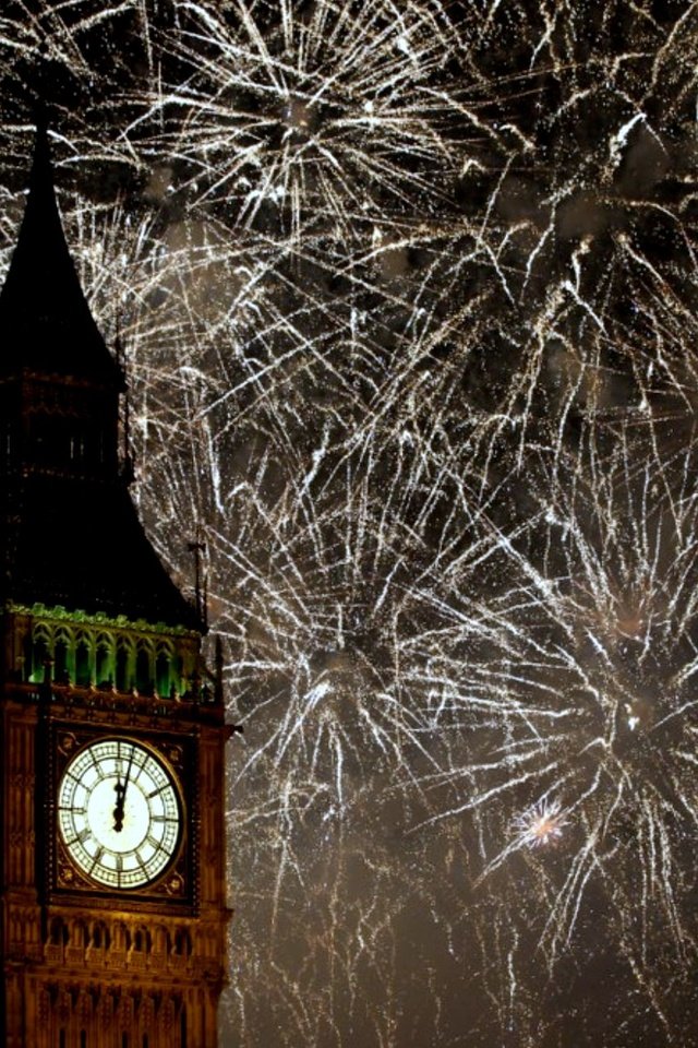 Обои новый год, лондон, фейерверк, биг бен, new year, london, fireworks, big ben разрешение 2000x1303 Загрузить