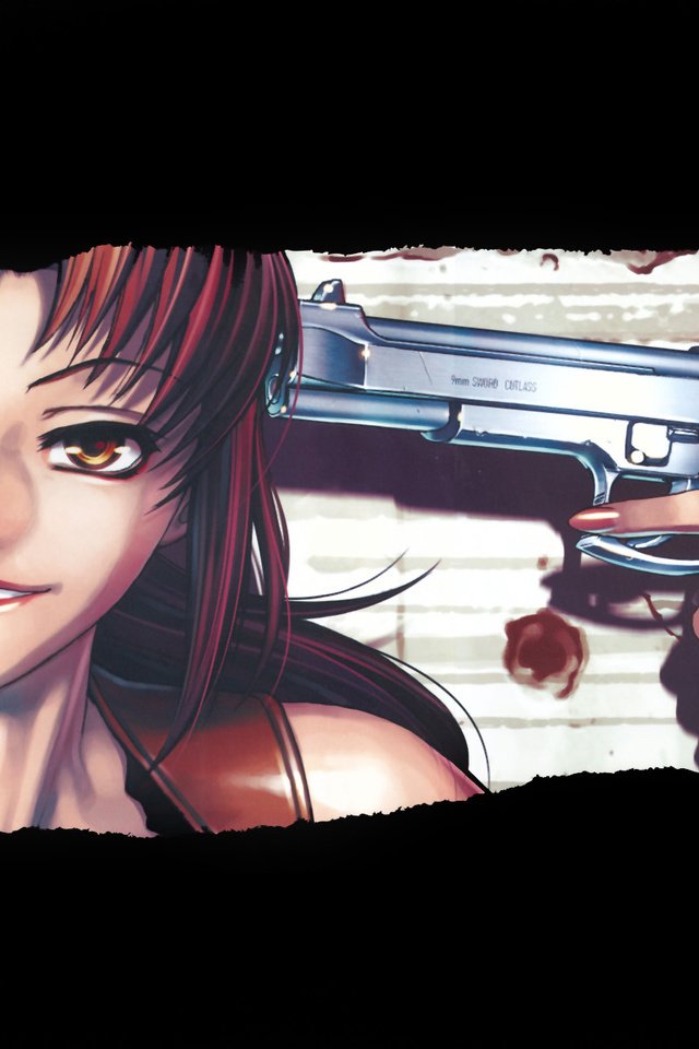 Обои девушка, аниме, revy, kartinka, yepizod, рисоунок, черная лагуна, girl, anime, risunok, black lagoon разрешение 1920x1200 Загрузить