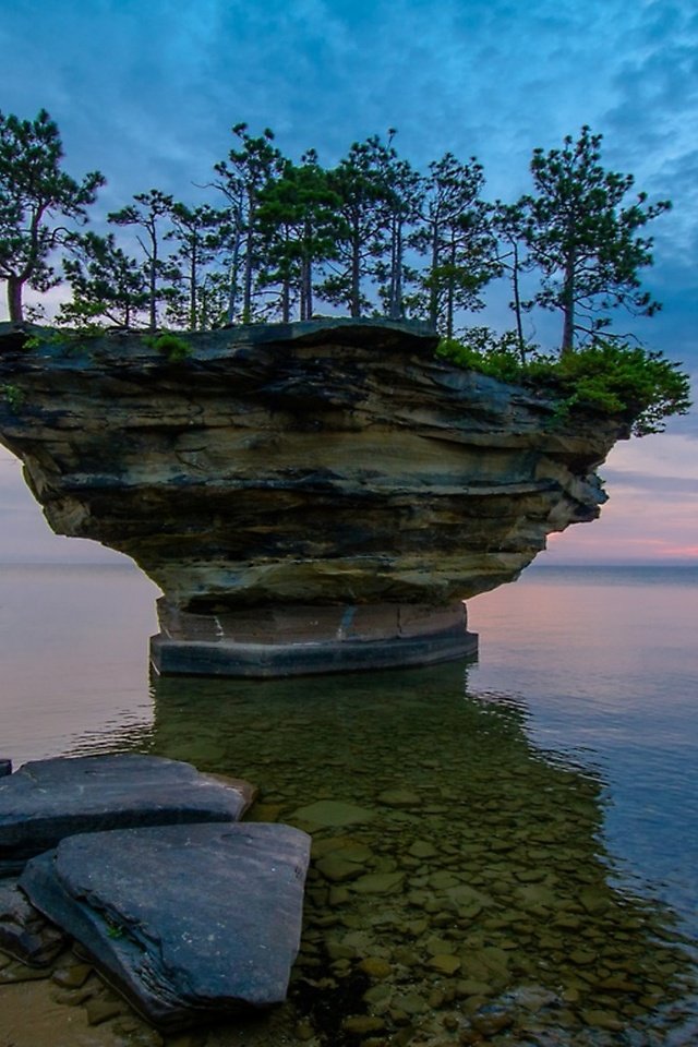 Обои остров на озере гурон, the island on lake huron разрешение 1920x1080 Загрузить