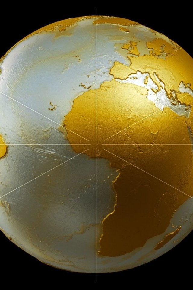 Обои iand-globe-planet-gold разрешение 2560x1920 Загрузить