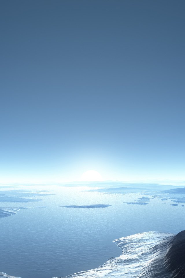 Обои небо, вода, горы, пейзаж, the sky, water, mountains, landscape разрешение 1920x1200 Загрузить