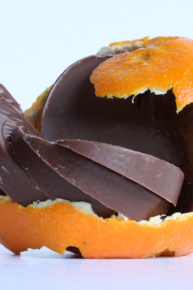 Обои цитрус, дольки, шоколад, мандарин, кожура, шоколадный, citrus, slices, chocolate, mandarin, peel разрешение 5184x3456 Загрузить