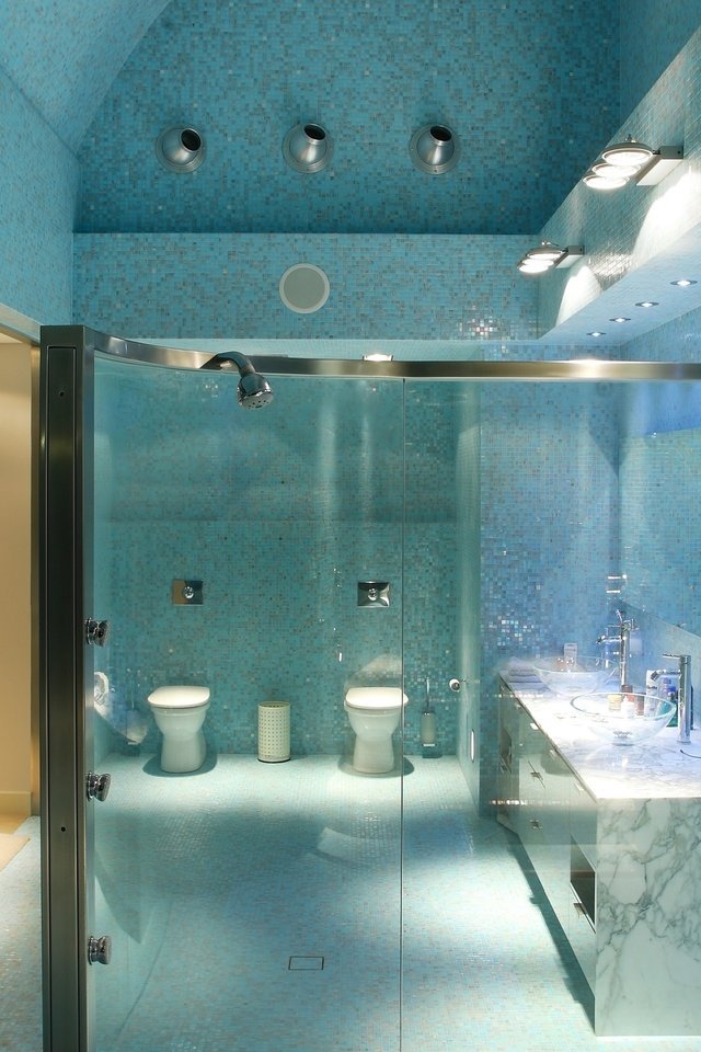 Обои стиль, интерьер, плитка, ванная, style, interior, tile, bathroom разрешение 2560x1600 Загрузить