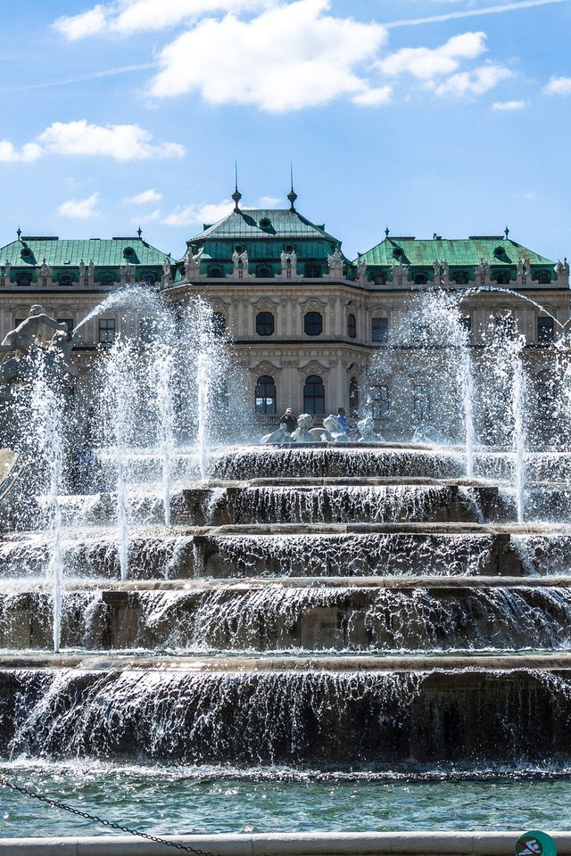 Обои парк, австрия, фонтан, дворец, вена, бельведер, park, austria, fountain, palace, vienna, belvedere разрешение 2048x1310 Загрузить