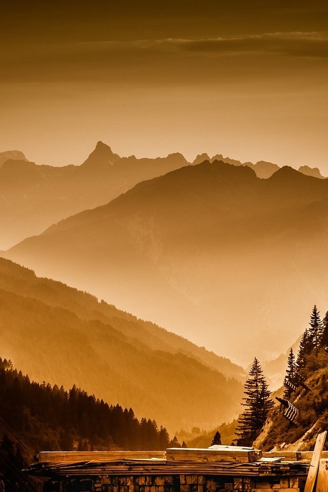 Обои горы, природа, пейзаж, австрия, горный хребет, arlbergpass, арльберг, перевал, mountains, nature, landscape, austria, mountain range, arlberg, pass разрешение 2157x1200 Загрузить
